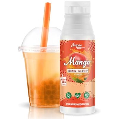 The Inspire Food Company INSPIRE FOOD Sirop Bubble Tea Mangue 300ml - Publicité The Inspire Food Company INSPIRE FOOD Sirop Bubble Tea Mangue 300ml - Publicité