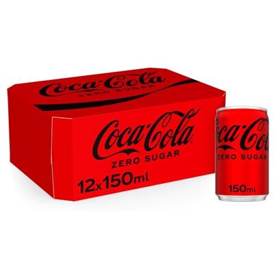 Coca-Cola Zéro sucre 12 x 150 ml - Publicité Coca-Cola Zéro sucre 12 x 150 ml - Publicité