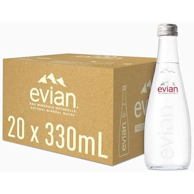 Evian Eau Minérale Naturelle 33CL VAP x 20 - Publicité Evian Eau Minérale Naturelle 33CL VAP x 20 - Publicité