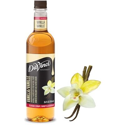 DaVinci Gourmet Da Vinci Gourmet Sirop à la vanille classique 750 ml, vanille classique, 750 ml (6073738400101p) - Publicité DaVinci Gourmet Da Vinci Gourmet Sirop à la vanille classique 750 ml, vanille classique, 750 ml (6073738400101p) - Publicité