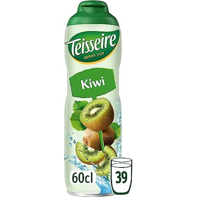 Teisseire Sirop de Kiwi pour Cocktail, Boisson rafraîchissante, Bidon Recyclable 60cl - Publicité Teisseire Sirop de Kiwi pour Cocktail, Boisson rafraîchissante, Bidon Recyclable 60cl - Publicité