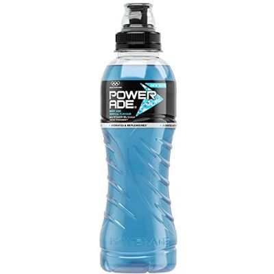 Powerade Berry and Tropical Lot de 12 flacons de 500 ml - Publicité Powerade Berry and Tropical Lot de 12 flacons de 500 ml - Publicité