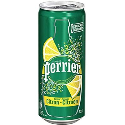 Perrier Aromatise Citron Eau Minérale 6 x 33 cl - Publicité Perrier Aromatise Citron Eau Minérale 6 x 33 cl - Publicité