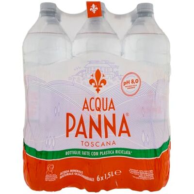 Acqua Panna acqua minerale naturale lt. 1.5 confezione da 6 bottiglie (1000027873) - Publicité Acqua Panna acqua minerale naturale lt. 1.5 confezione da 6 bottiglie (1000027873) - Publicité