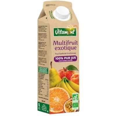 VITAMONT Pur Jus Multifruits 1 litre - Publicité VITAMONT Pur Jus Multifruits 1 litre - Publicité