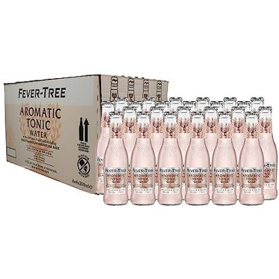 FEVER-TREE Naturally Light Tonic Water 4 Pack of 6, Total 24 Bouteilles, 200ml - Publicité FEVER-TREE Naturally Light Tonic Water 4 Pack of 6, Total 24 Bouteilles, 200ml - Publicité