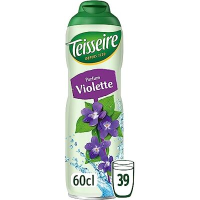 Teisseire Sirop de Violette pour Cocktail, Boisson rafraîchissante, Bidon Recyclable 60cl - Publicité Teisseire Sirop de Violette pour Cocktail, Boisson rafraîchissante, Bidon Recyclable 60cl - Publicité