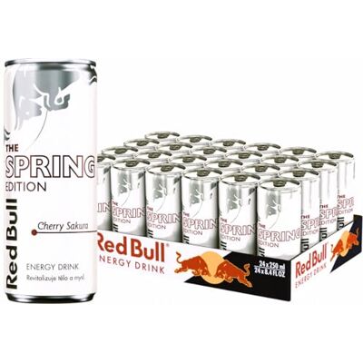 Red Bull The Spring Edition Cherry Sakura 24 x 250ml - Publicité Red Bull The Spring Edition Cherry Sakura 24 x 250ml - Publicité