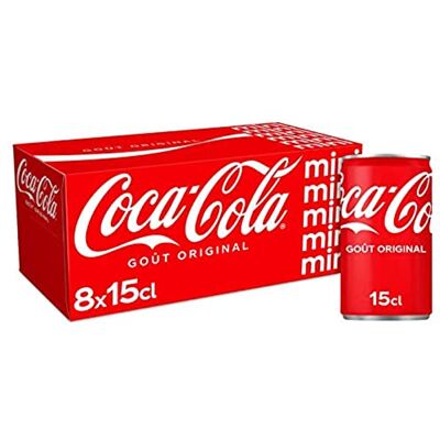 Coca-Cola Original Pack, Les 8 mini canettes de 15cl - Publicité Coca-Cola Original Pack, Les 8 mini canettes de 15cl - Publicité