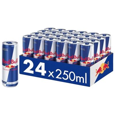 Red Bull Energy Drink, Lot de 24, jetables (24 x 250 ml) - Publicité Red Bull Energy Drink, Lot de 24, jetables (24 x 250 ml) - Publicité