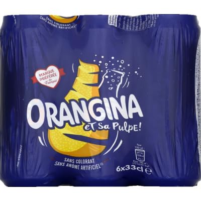 Orangina Soda à l’orange en Canettes 6X33 cl - Publicité Orangina Soda à l’orange en Canettes 6X33 cl - Publicité