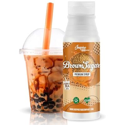 The Inspire Food Company INSPIRE FOOD Sirop Bubble Tea Sucre Brun 300ml - Publicité The Inspire Food Company INSPIRE FOOD Sirop Bubble Tea Sucre Brun 300ml - Publicité