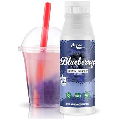 The Inspire Food Company INSPIRE FOOD Sirop Bubble Tea Myrtille 300ml - Publicité The Inspire Food Company INSPIRE FOOD Sirop Bubble Tea Myrtille 300ml - Publicité