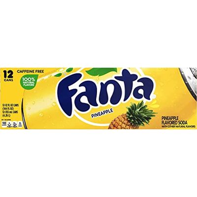 Fanta Pineapple 355 ml (Pack of 12) … - Publicité Fanta Pineapple 355 ml (Pack of 12) … - Publicité
