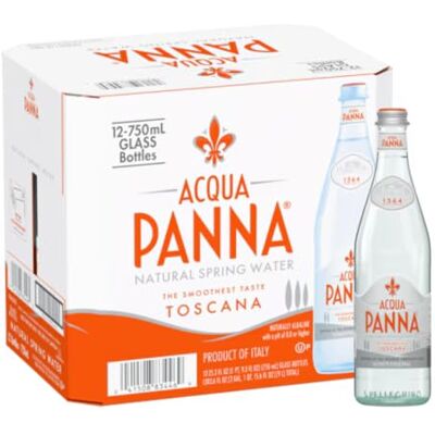 Acqua Panna Eau de source naturelle, verre de 750 ml, 12 bouteilles - Publicité Acqua Panna Eau de source naturelle, verre de 750 ml, 12 bouteilles - Publicité