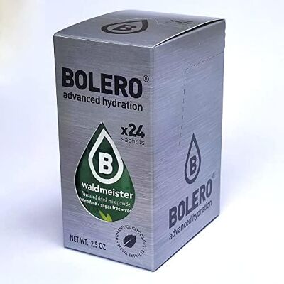 Bolero Boléro WALDMEISTER 24x3g Jus en poudre sans sucre, édulcoré à la stévia + vitamine C pour enfants et sportifs sans gluten, végétalien Goût aspérule - Publicité Bolero Boléro WALDMEISTER 24x3g Jus en poudre sans sucre, édulcoré à la stévia + vitamine C pour enfants et sportifs sans gluten, végétalien Goût aspérule - Publicité