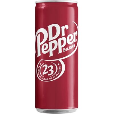 Dr Pepper soda 330ml - Publicité Dr Pepper soda 330ml - Publicité