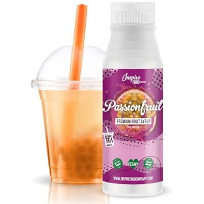 The Inspire Food Company INSPIRE FOOD Sirop Bubble Tea Passion 300ml - Publicité The Inspire Food Company INSPIRE FOOD Sirop Bubble Tea Passion 300ml - Publicité