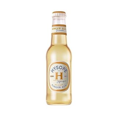 Hysope Ginger Ale Origine : France Idéal en cocktail 24 X 200 ML BIO - Publicité Hysope Ginger Ale Origine : France Idéal en cocktail 24 X 200 ML BIO - Publicité