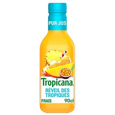 Tropicana Réveil des Tropiques 90 cl - Publicité Tropicana Réveil des Tropiques 90 cl - Publicité