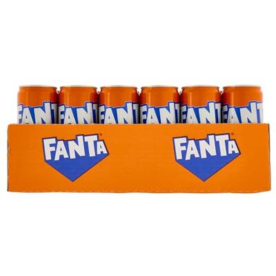 Fanta Orange 24 canettes de 33 cl (1000032674) - Publicité Fanta Orange 24 canettes de 33 cl (1000032674) - Publicité