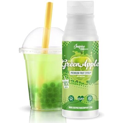The Inspire Food Company INSPIRE FOOD Sirop Bubble Tea Pomme Verte 300ml - Publicité The Inspire Food Company INSPIRE FOOD Sirop Bubble Tea Pomme Verte 300ml - Publicité