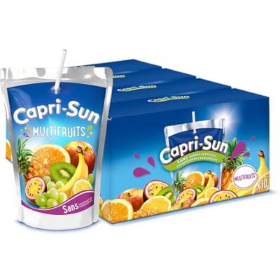 Sun Multi Fruits Boisson aux Fruits, 200 ml, 40 Pochettes - Publicité Sun Multi Fruits Boisson aux Fruits, 200 ml, 40 Pochettes - Publicité