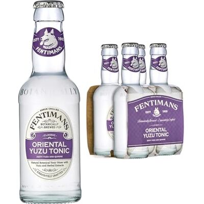 Fentimans Oriental Yuzu Tonic Water 4 x 200ml - Publicité Fentimans Oriental Yuzu Tonic Water 4 x 200ml - Publicité