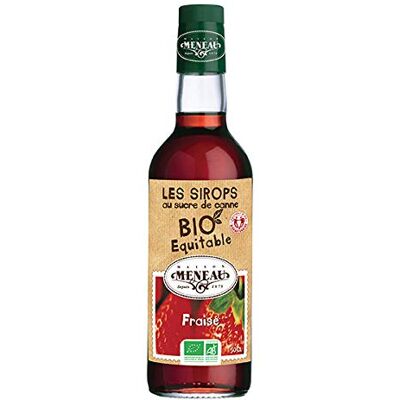Boissons Maison Meneau Sirop De Fraise Bio 50 Cl Vendu par unité - Publicité Boissons Maison Meneau Sirop De Fraise Bio 50 Cl Vendu par unité - Publicité