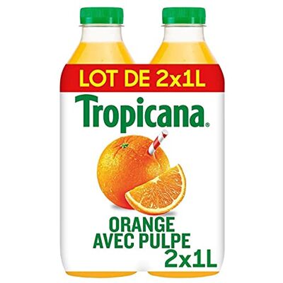 genéric TROPICANA Tropicana Pure Premium Orange Avec Pulpe 2X1L Un Articles - Publicité genéric TROPICANA Tropicana Pure Premium Orange Avec Pulpe 2X1L Un Articles - Publicité