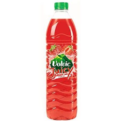 Volvic Juicy Fraise 1,5L (lot de 12) - Publicité Volvic Juicy Fraise 1,5L (lot de 12) - Publicité