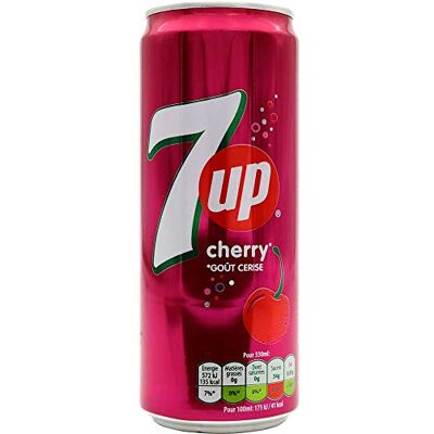 7UP 7-UP Cherry 33cl x 24 - Publicité 7UP 7-UP Cherry 33cl x 24 - Publicité