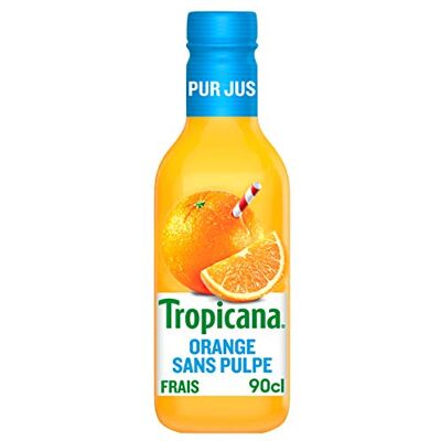 Tropicana Orange sans Pulpe 90 cl - Publicité Tropicana Orange sans Pulpe 90 cl - Publicité
