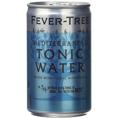 FEVER-TREE Fever Tree Mediterranean Tonic Water in Cans 8x150ml - Publicité FEVER-TREE Fever Tree Mediterranean Tonic Water in Cans 8x150ml - Publicité