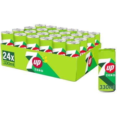 7UP Lot de 24 canettes de 330 ml, 7,92 litres au total - Publicité 7UP Lot de 24 canettes de 330 ml, 7,92 litres au total - Publicité
