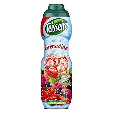 Teisseire Sirop Grenadine 75cl (lot de 5) - Publicité Teisseire Sirop Grenadine 75cl (lot de 5) - Publicité