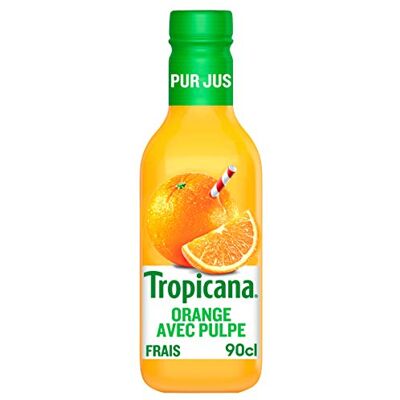 Tropicana Orange avec Pulpe 90 cl - Publicité Tropicana Orange avec Pulpe 90 cl - Publicité