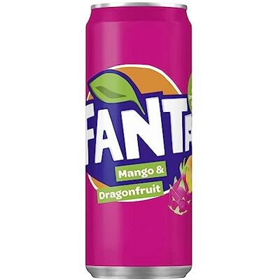 Fanta Mangue 330 ml - Publicité Fanta Mangue 330 ml - Publicité