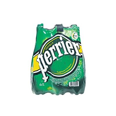 Perrier Eau Gazeuse, 6 x 1L - Publicité Perrier Eau Gazeuse, 6 x 1L - Publicité