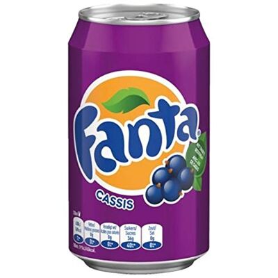 CASSIS 1 x 24 Fanta (24 x 0,33 L canettes) & FiveStar stylo gratuit - Publicité CASSIS 1 x 24 Fanta (24 x 0,33 L canettes) & FiveStar stylo gratuit - Publicité