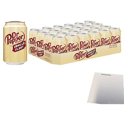 usy Dr. Pepper Vanilla Float Lot de 24 boîtes de 330 ml + bloc - Publicité usy Dr. Pepper Vanilla Float Lot de 24 boîtes de 330 ml + bloc - Publicité