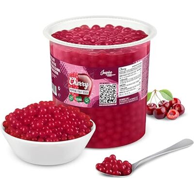 The Inspire Food Company INSPIRE FOOD Bubble Tea Perles Cerise Tapioca Perles 3,2kg - Publicité The Inspire Food Company INSPIRE FOOD Bubble Tea Perles Cerise Tapioca Perles 3,2kg - Publicité