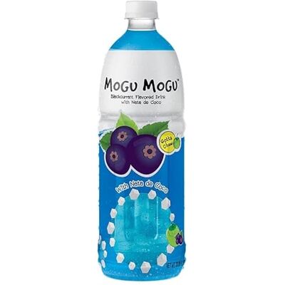 Mogu Mogu Cassis Fl Drink w/Nata De Coca 1000 ml - Publicité Mogu Mogu Cassis Fl Drink w/Nata De Coca 1000 ml - Publicité