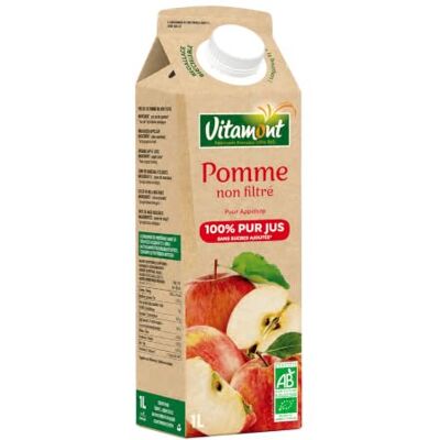 VITAMONT Pur Jus de Pomme 1 litre - Publicité VITAMONT Pur Jus de Pomme 1 litre - Publicité