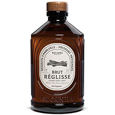 Bacanha Sirop Bio et Brut Sirop de Réglisse Pour Cocktail, Apéritif et Eau 400 mL - Publicité Bacanha Sirop Bio et Brut Sirop de Réglisse Pour Cocktail, Apéritif et Eau 400 mL - Publicité