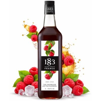 1883 MAISON ROUTIN Sirop thé fleur framboise - Publicité 1883 MAISON ROUTIN Sirop thé fleur framboise - Publicité