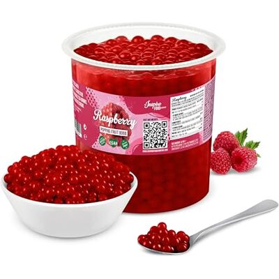The Inspire Food Company INSPIRE FOOD Bubble Tea Perles Framboise Tapioca Perles 3,2kg - Publicité The Inspire Food Company INSPIRE FOOD Bubble Tea Perles Framboise Tapioca Perles 3,2kg - Publicité