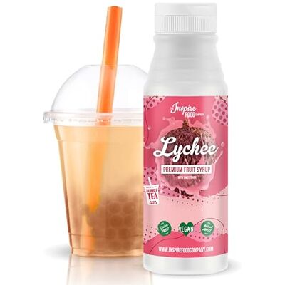 The Inspire Food Company INSPIRE FOOD Sirop Bubble Tea Litchi 300ml - Publicité The Inspire Food Company INSPIRE FOOD Sirop Bubble Tea Litchi 300ml - Publicité