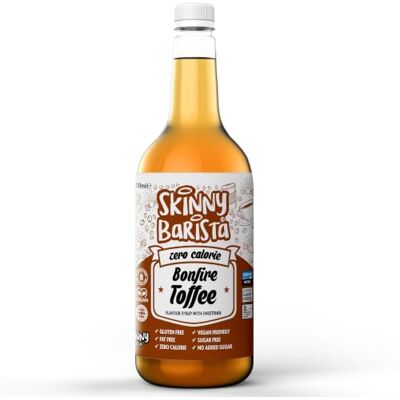 The Skinny Food Co Skinny Food Co Bonfire Sirop de caramel zéro calorie 1 L – Sirop de café sans sucre pour le thé, le chocolat chaud, les fruits, la pâtisserie, les boissons protéinées, végétalien, sans gluten et sans - Publicité The Skinny Food Co Skinny Food Co Bonfire Sirop de caramel zéro calorie 1 L – Sirop de café sans sucre pour le thé, le chocolat chaud, les fruits, la pâtisserie, les boissons protéinées, végétalien, sans gluten et sans - Publicité