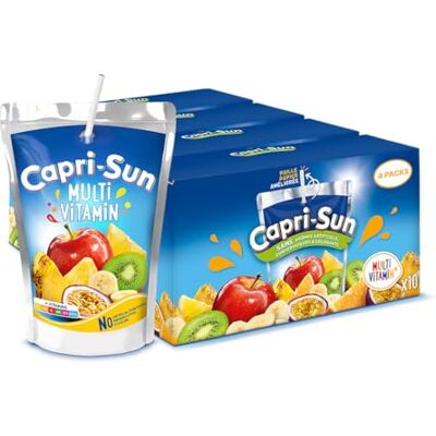 Capri Sun Multi Vitamin 4x 10x200 ml - Publicité Capri Sun Multi Vitamin 4x 10x200 ml - Publicité